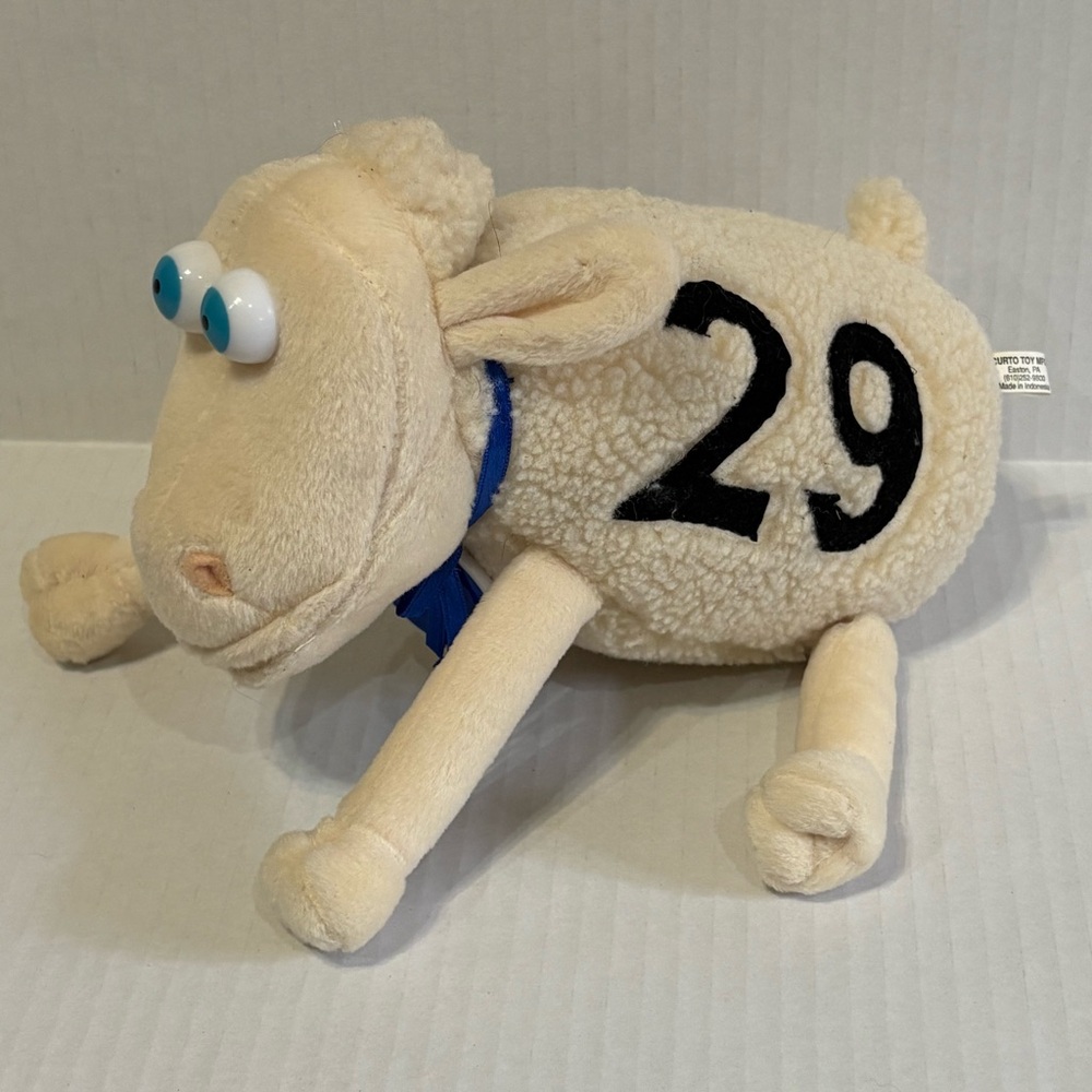 Serta Plush Stuffed Counting Sheep Lamb Toy Curto Toy Blue Eyes Promo # 29